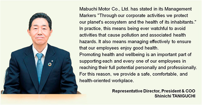 Mabuchi Motor Co., Ltd. has stated in its Management Markers